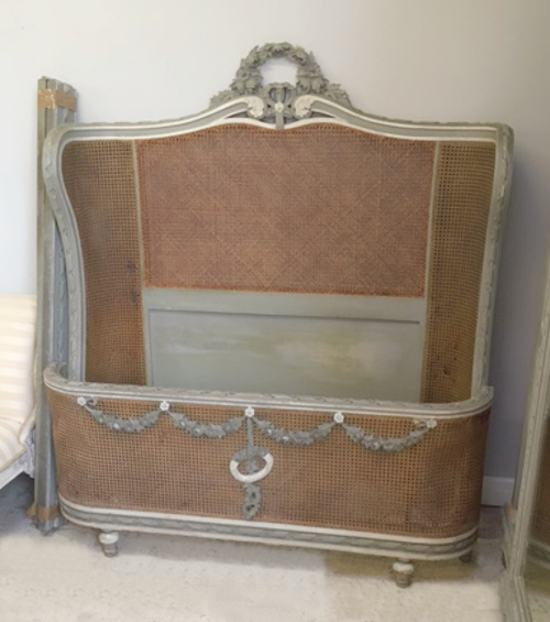 french antiuqe louis xvi large double bed